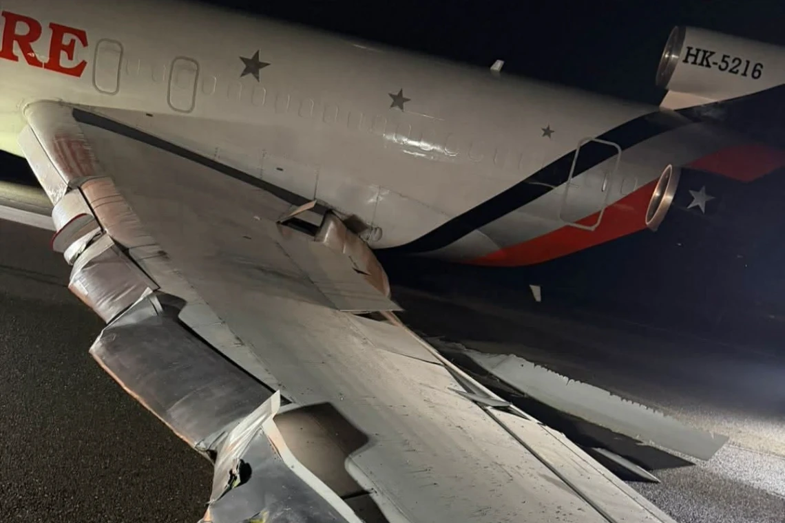 Falla en avión de carga mantiene cerrado el aeropuerto de Barranquilla
