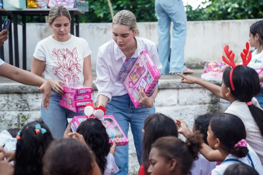 Primera Dama lidera jornada de alegría para más de 150 niños en Sincelejo