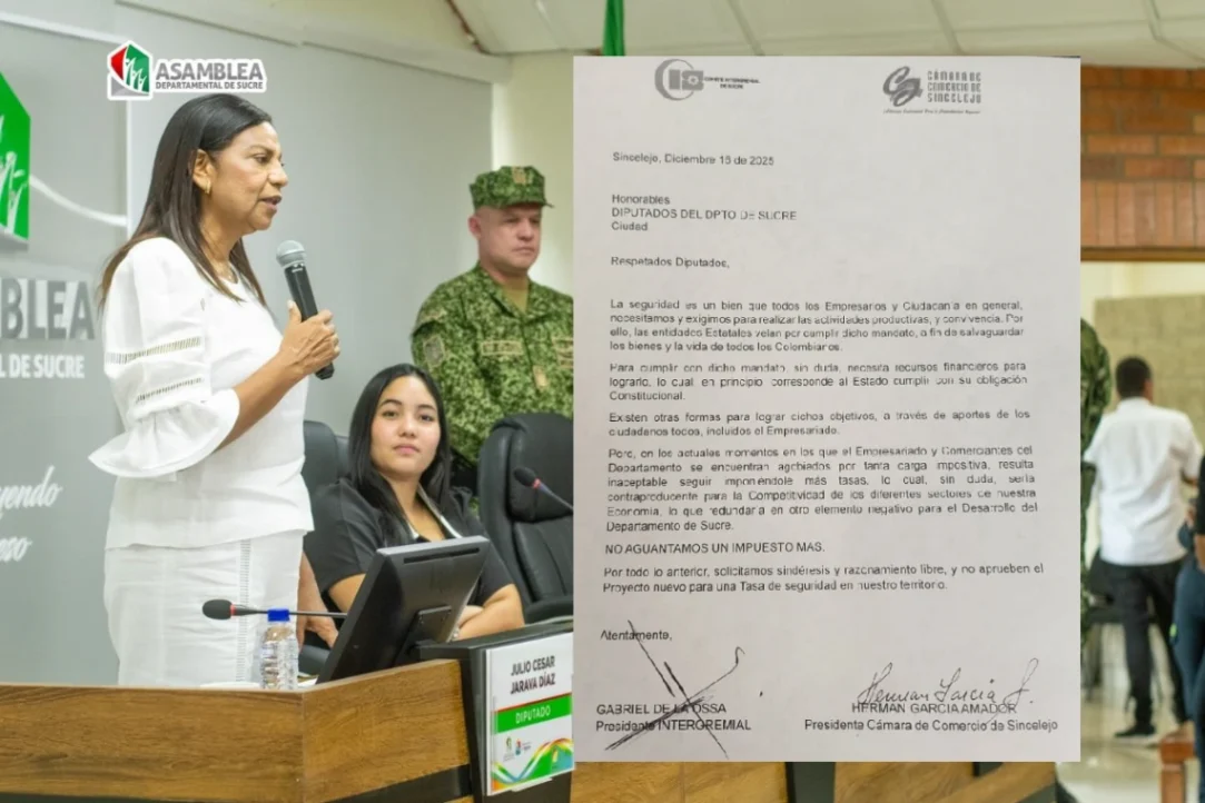 La Asamblea no escuchó a los gremios y autorizó retomar el recaudo de la Tasa de Seguridad y Convivencia Ciudadana