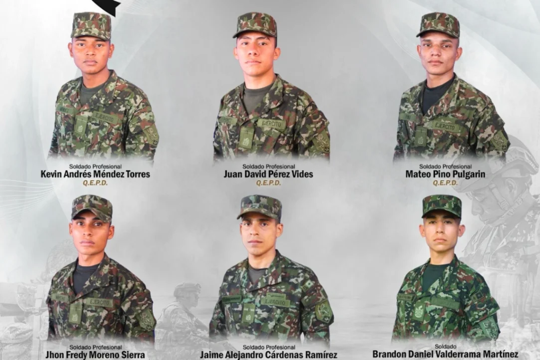 Atentado del Eln deja siete soldados sin vida, entre ellos un cordobés