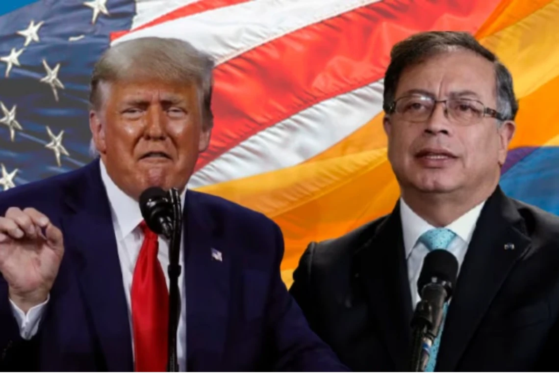 “Más le vale andarse con cuidado”. Trump a Petro