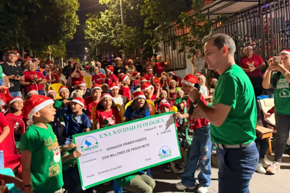 Carsucre promueve la participación ciudadana a través del concurso “Una Navidad Ecológica”