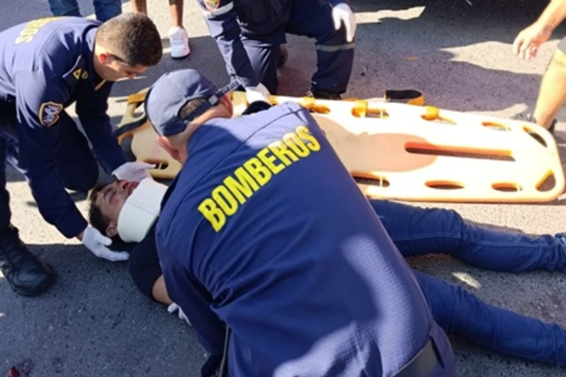 Resultaron heridos en accidentes en la Troncal y vía a Chochó