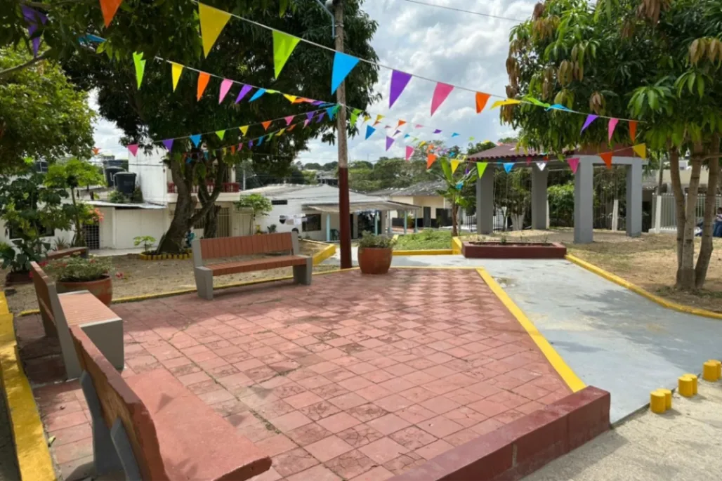 En el barrio El Cortijo siguen recuperando parques, la unión de la gente es fundamental
