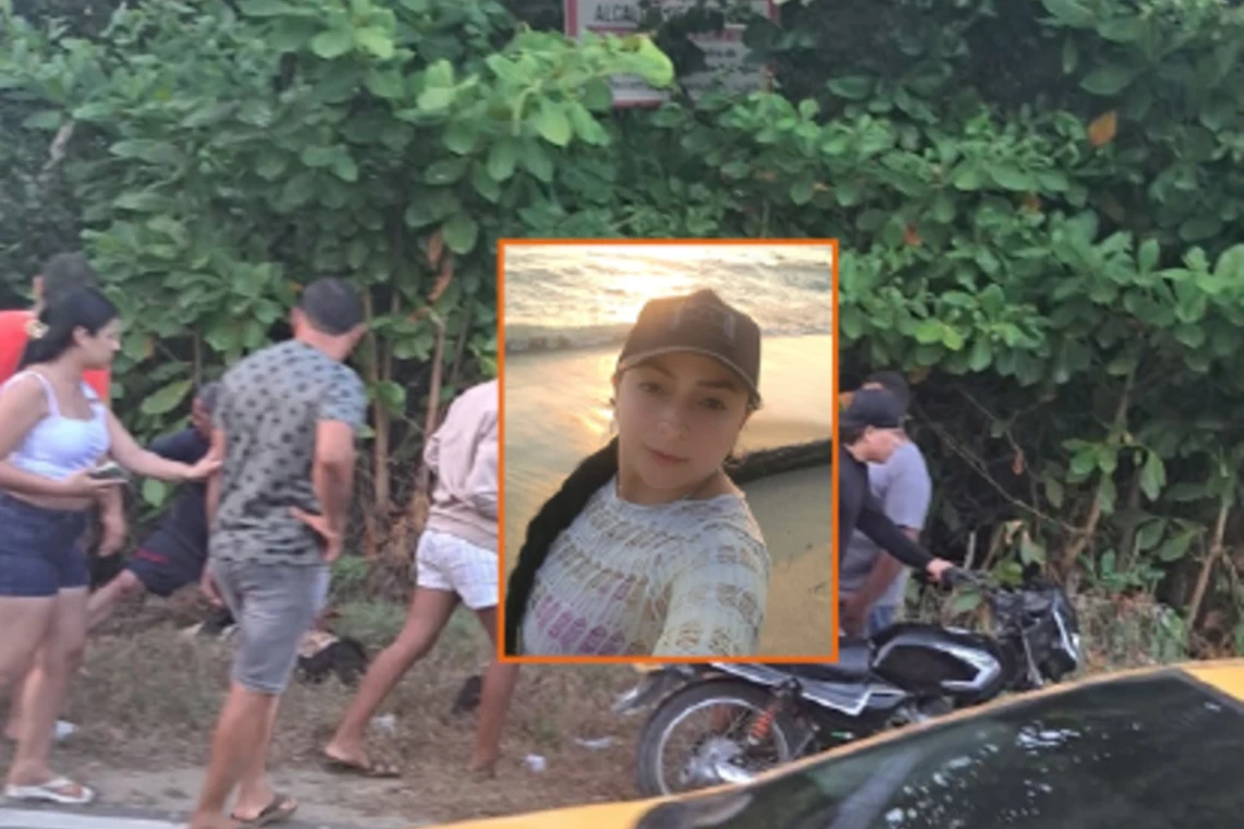 La motocicleta en la que se desplazaba chocó contra un automóvil, ella murió y su acompañante sobrevivió