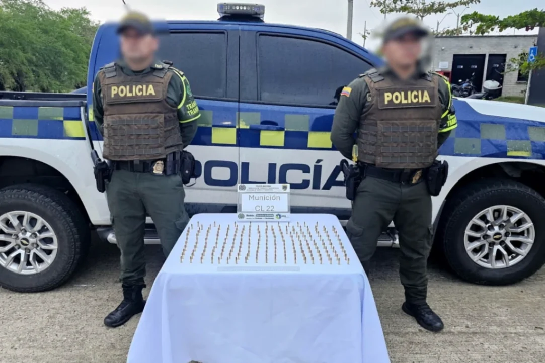 Incautan cartuchos calibre 22