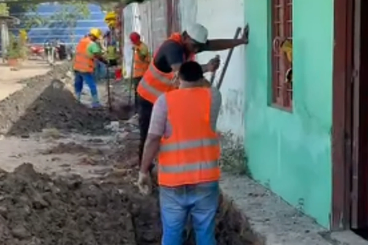 Alcalde Nolberto Beltrán supervisa obras