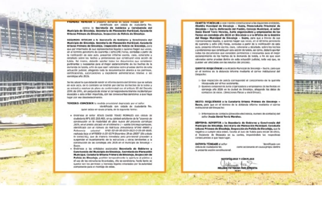 Juez ordena provisionalmente suspender construcción de las corralejas en Sincelejo