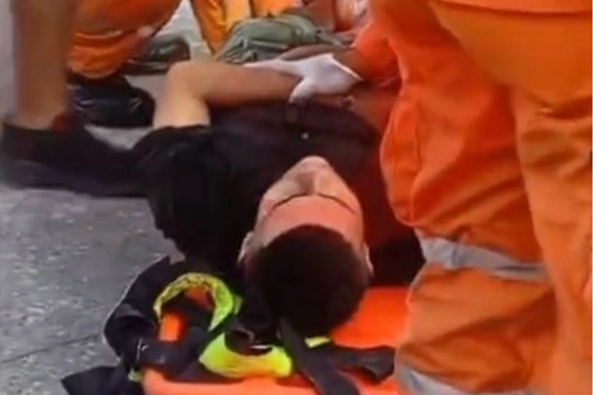 Uno de los agresores fue herido por la Policía tras intentar atacar a un uniformado con un machete