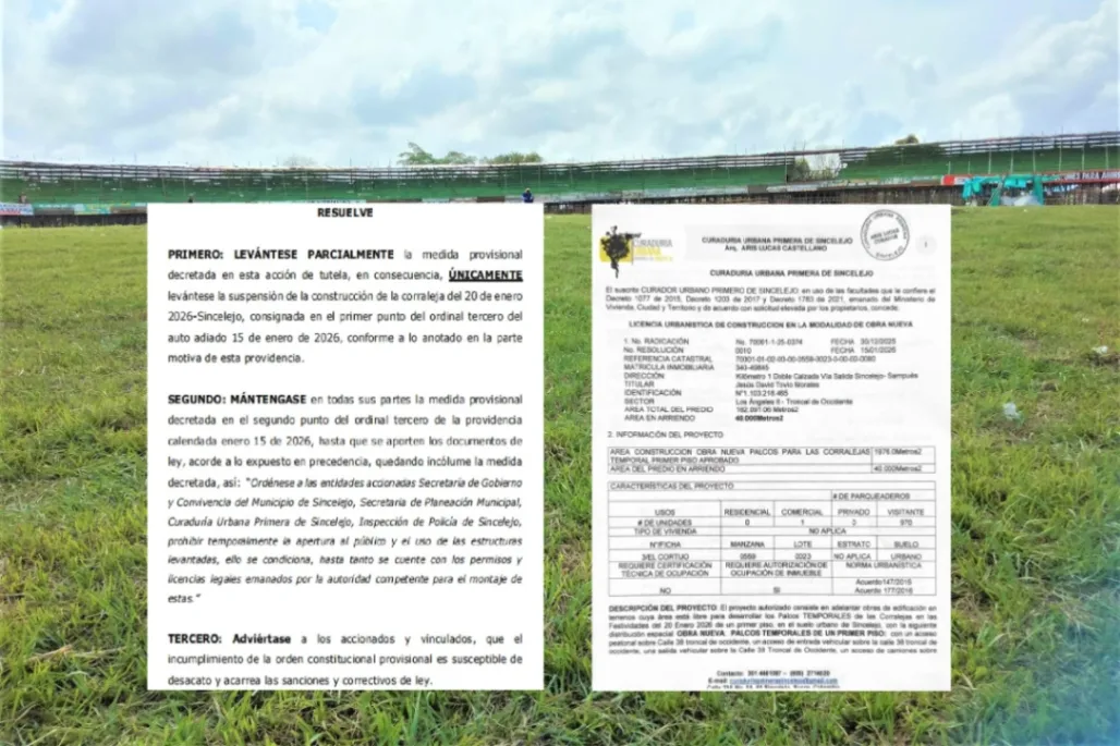 Medida preventiva sobre la construcción de las corralejas fue levantada