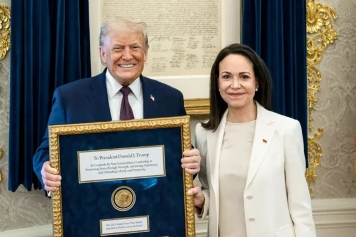 Trump reconoce nuevamente el liderazgo de María Corina Machado en Venezuela