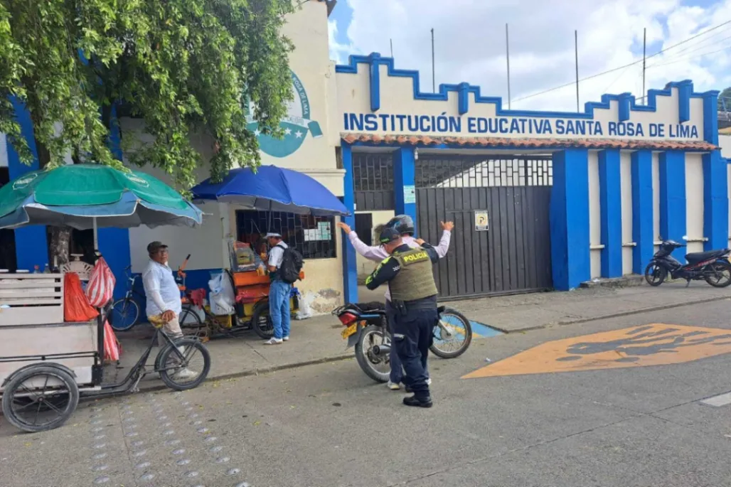 Policía refuerza la protección de entornos educativos en Montería