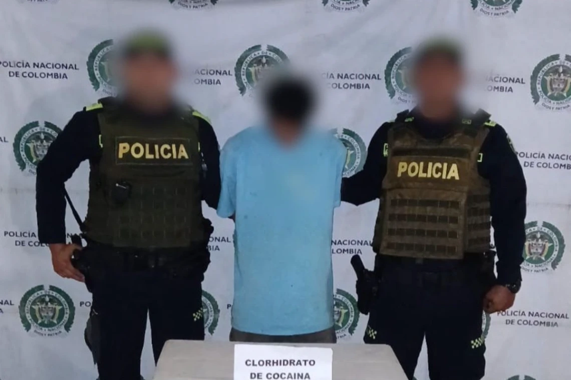 Capturan a joven por presunto tráfico de estupefacientes en el barrio Juan XXIII