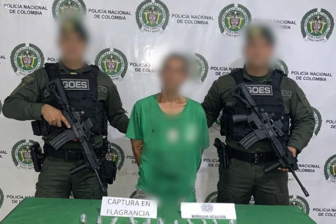 Capturado por porte de estupefacientes en el barrio Zarabanda de Montería