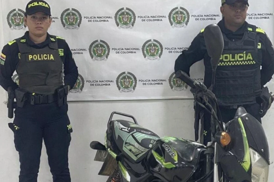 Recuperan motocicleta robada en Coveñas
