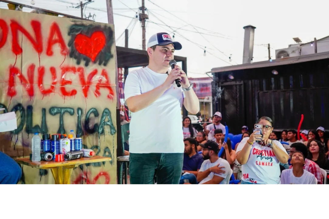 'Los jóvenes respaldan la campaña de Cristian Arias'