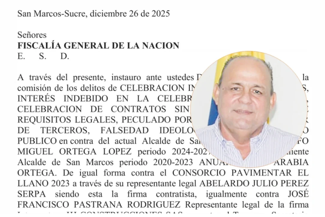 Arnulfo Ortega le sale al paso a la denuncia que le instauraron ante la Fiscalía, y la que fue verificada por El Meridiano, por la vía al Llano