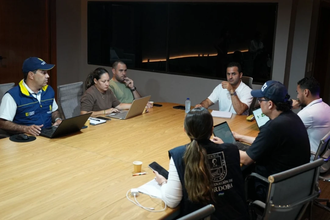 Gobernador de Córdoba inicia PMU para atender emergencias por lluvias