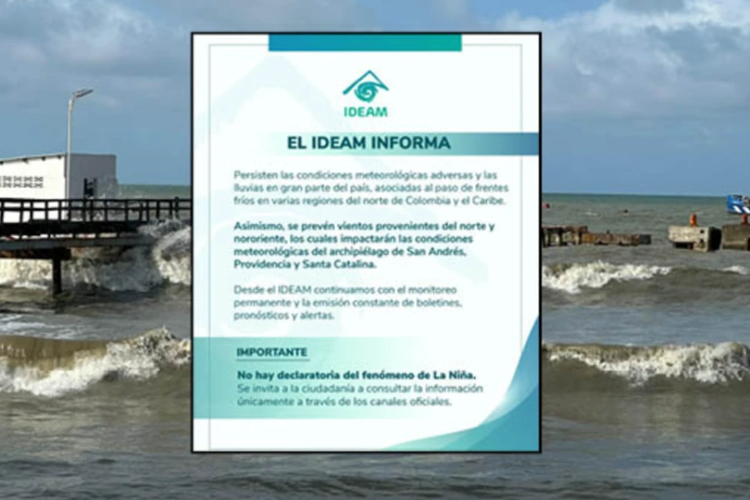 No hay declaratoria de fenómeno de La Niña: Ideam