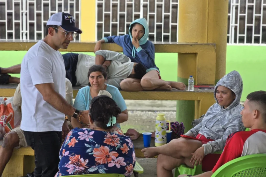Alcaldía habilita albergue en la IE San José para atender a familias damnificadas por inundaciones