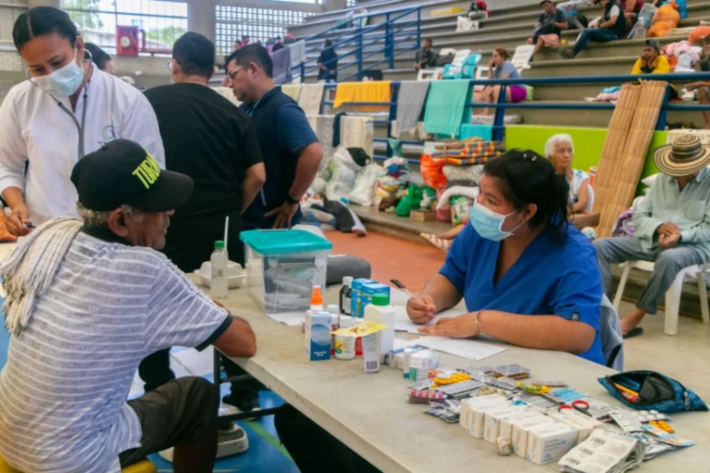 E.S.E. Vidasinú refuerza atención en salud en albergues habilitados por la Alcaldía de Montería