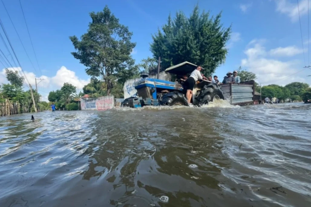 El 80% del departamento quedó bajo el agua