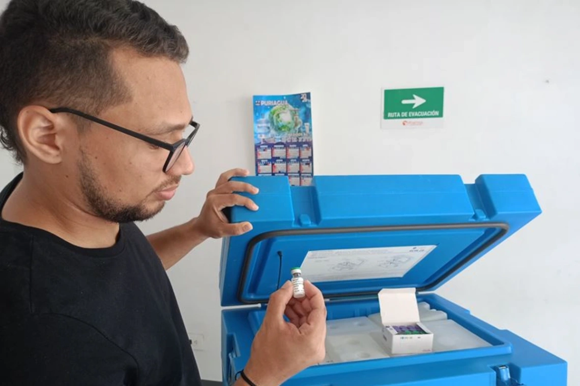 Sucre recibe primer lote de más de 4 mil vacunas contra el dengue