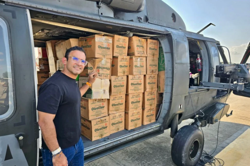 Gobierno respondió la solicitud del alcalde: Kerguelén entrega ayudas en Loma Verde