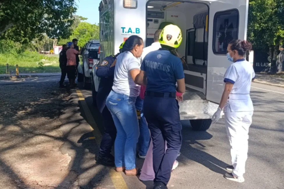 Lesiones en accidente de tránsito