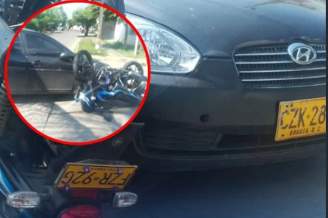 Colisión vehicular dejó un herido