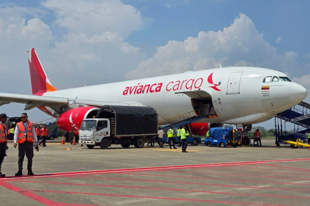 Carguero A330 aterrizó en Montería con ayuda humanitaria