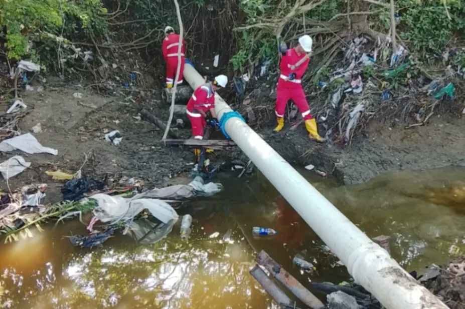Interrupción del servicio de acueducto en Sincelejo por aumento del caudal del arroyo Libertad