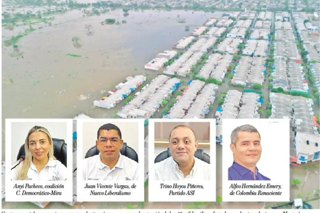 Concejales abandonan a damnificados
