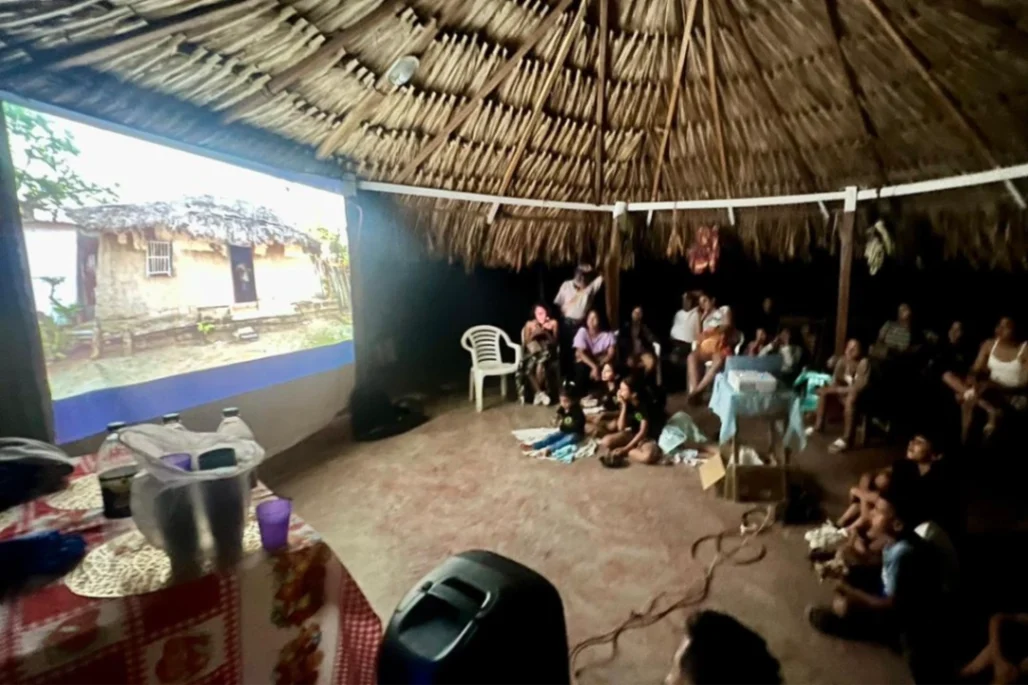 El cine se tomó el sector de Sierra Flor en Sincelejo