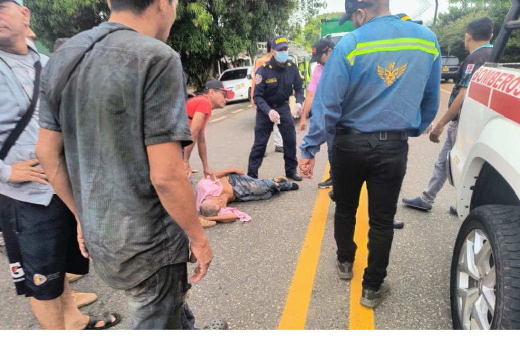 Dos lesionados en accidente de tránsito