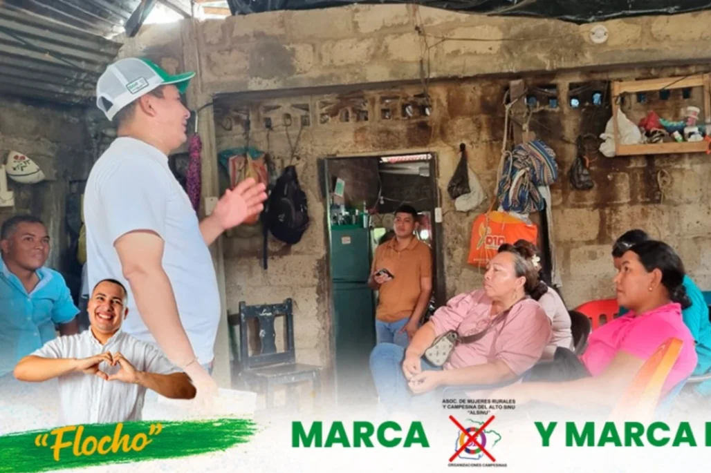 José David Ortega sigue recorriendo casa por casa el Sur de Córdoba