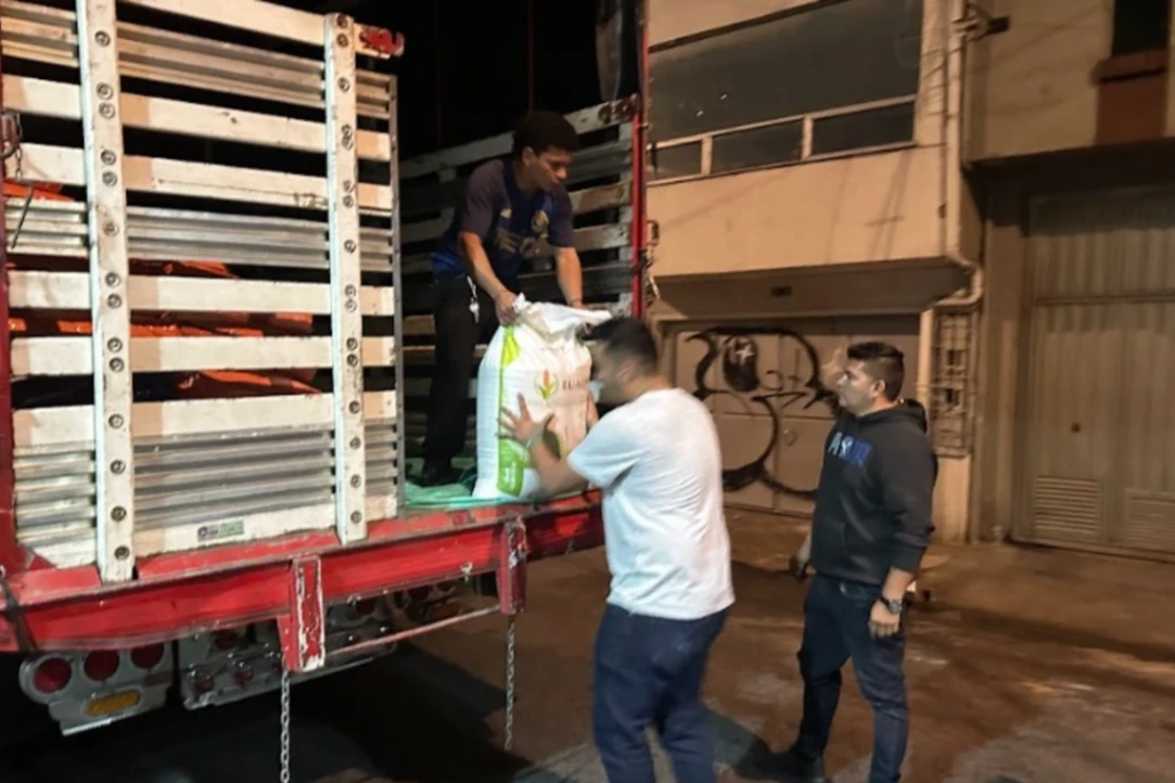 Toneladas de alimentos de la campaña “50 mil razones para ayudar a Córdoba”