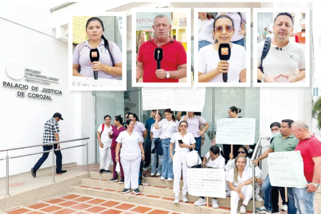 Trabajadores de la ESE Centro de Salud de Ovejas piden el desembargo de los recursos de la salud
