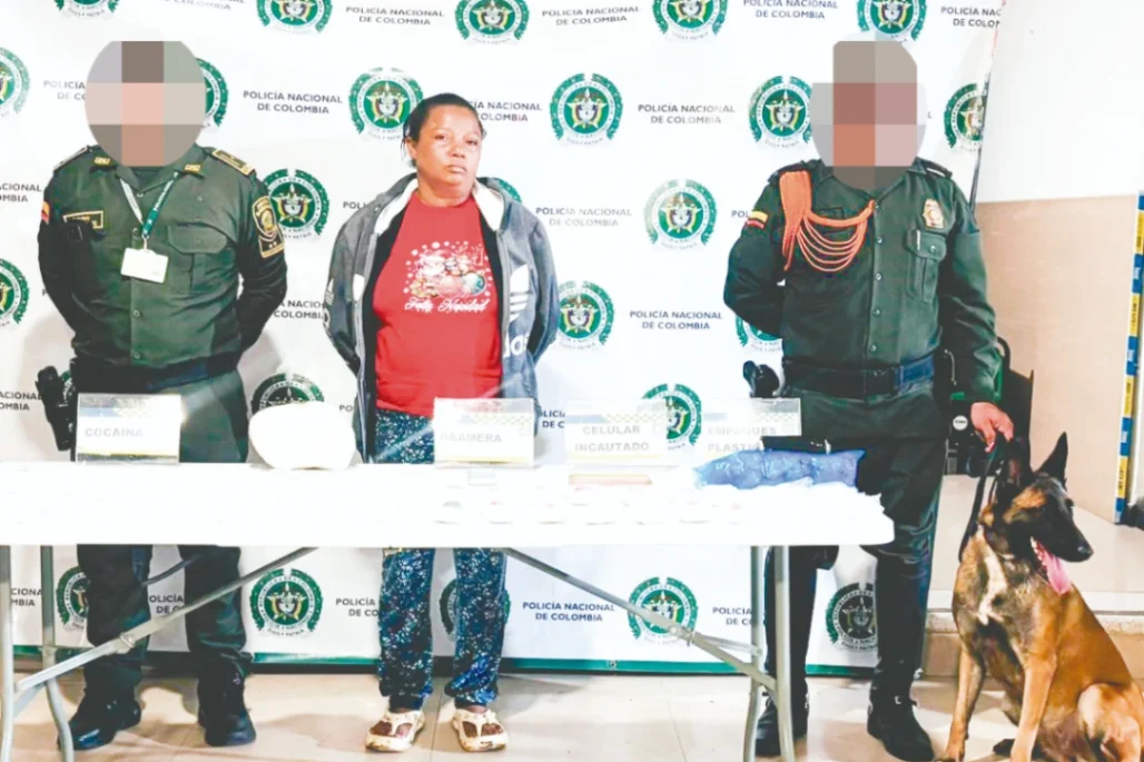 Le incautaron más de 2 mil dosis de cocaína en el barrio Bellavista de Sincelejo