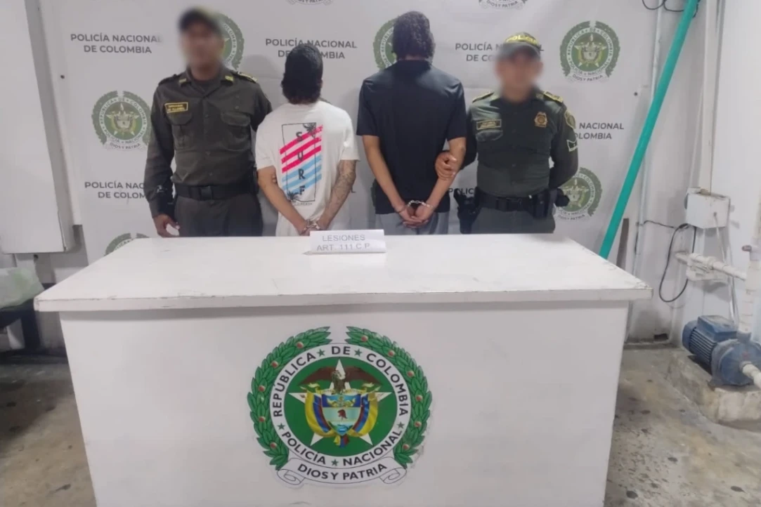 Capturados dos jóvenes tras una riña en Sincelejo