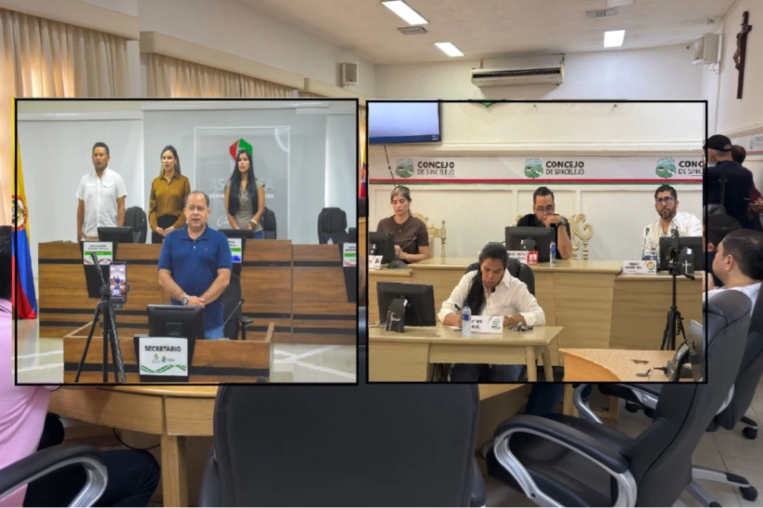 Asamblea de Sucre y Concejo de Sincelejo, en sesiones