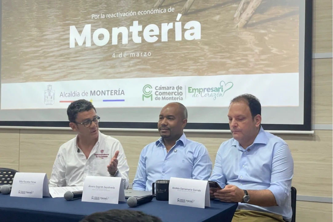 Cámara de Comercio lidera plan de reactivación económica en Montería tras inundaciones