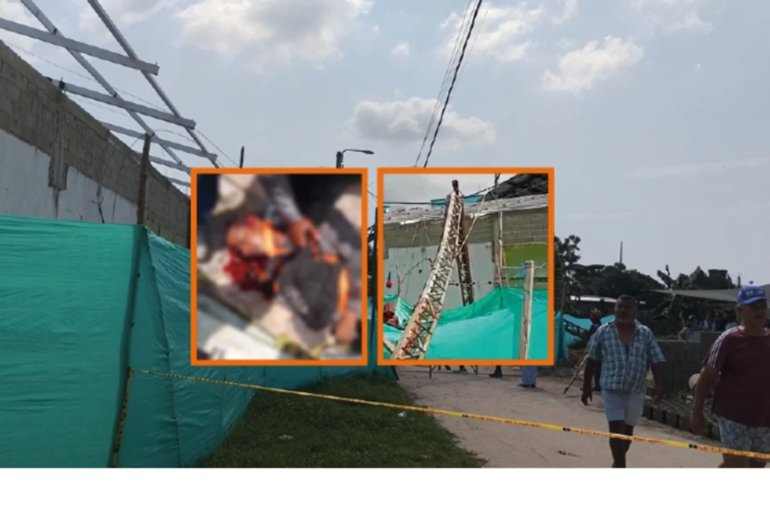 Operario resultó gravemente herido tras la caída de una antena en el municipio de Sucre (Sucre)