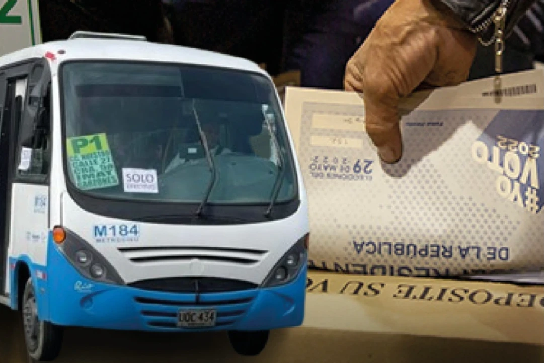 Buses gratuitos para votantes de El Vidrial por reubicación de puesto electoral