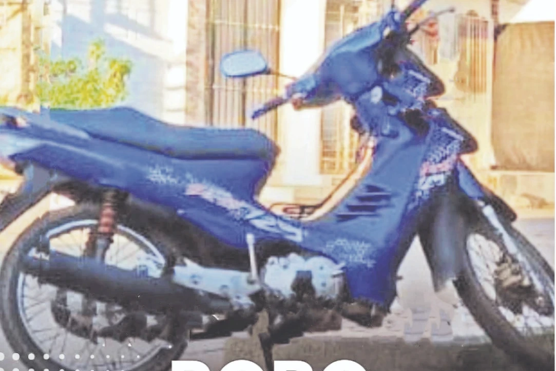 Denuncia hurto de motocicleta
