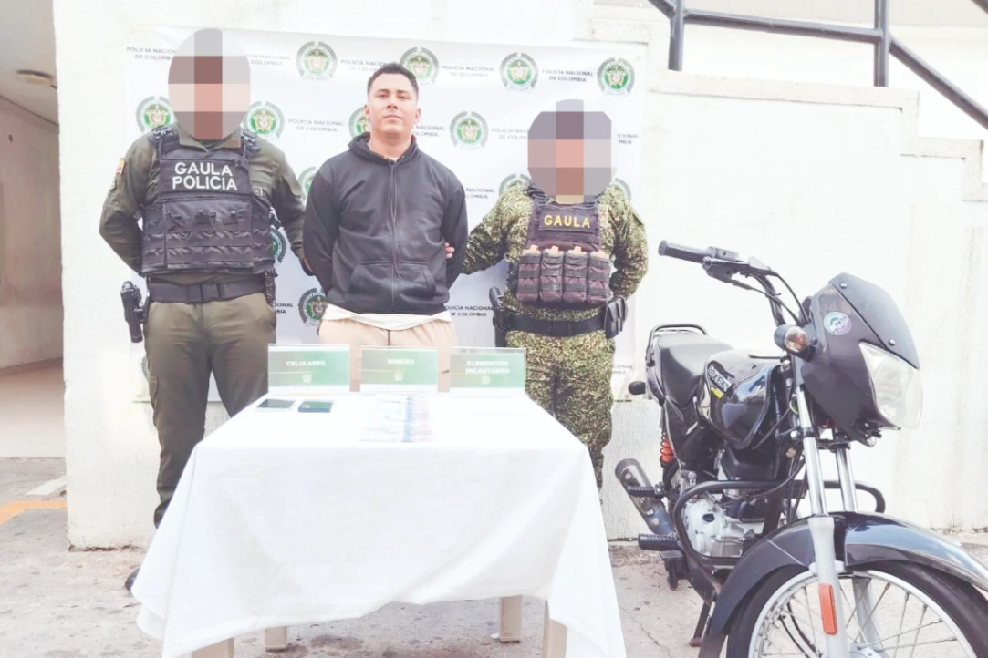 Por el presunto delito de extorsión alias Hugo fue enviado a prisión