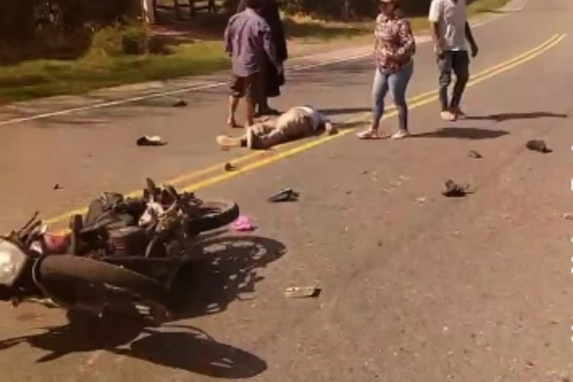 Choque de motos dejó un herido