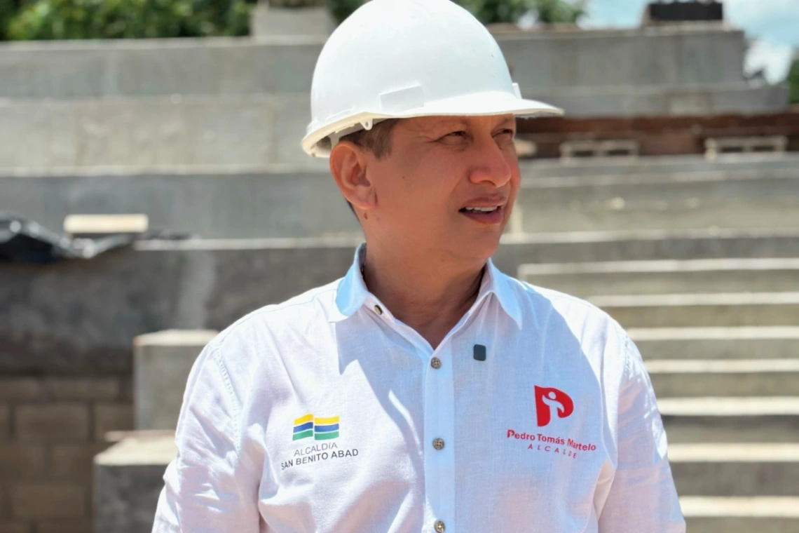 Se ha mantenido por su seriedad y responsabilidad: Pedro Martelo, alcalde de San Benito Abad