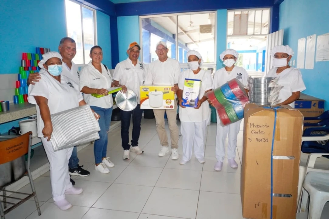 Mejora alimentación escolar con nueva dotación