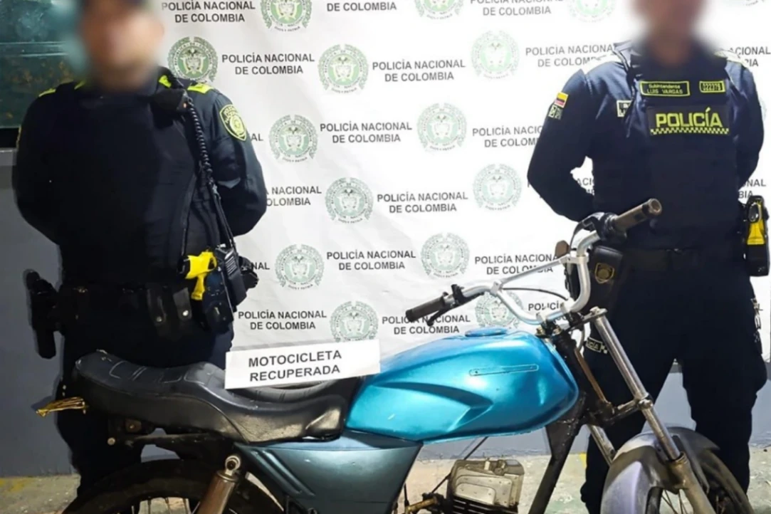 La Policía recuperó una moto